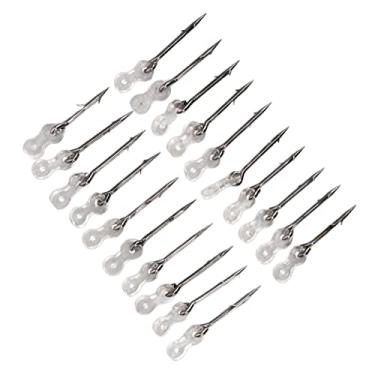 Imagem de VGEBY Agulhas de isca flutuante, 20 peças iscas de carpa de pesca flutuantes brancas suprimentos de equipamentos de peixe acessórios agulha de isca peixe para fazer equipamentos (15 mm) outras ferramentas e acessórios de pesca