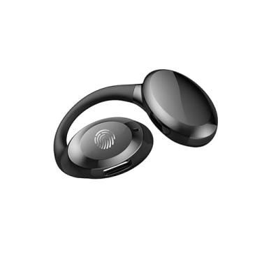 Imagem de SMINKA Fones de ouvido sem fio, fones de ouvido OWS Bluetooth 5.3, fones de ouvido esportivos, orelha aberta, controle de toque, áudio conduzido por ar, chamada de voz HD