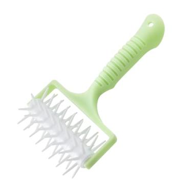 Imagem de Generic Rolo de agulha docker de massa de pizza multipirpose resistente perfurador de pastelaria ferramentas de cozinha para padaria casa sanduíche pastelaria, b