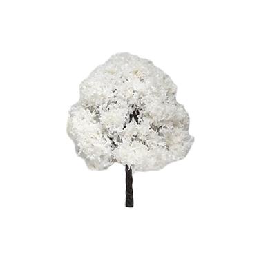 Imagem de EHJRE Árvores modelo Árvores em escala HO Árvores em miniatura Micro árvores de paisagem para modelo de construção, 10CM