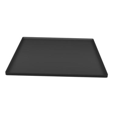 Imagem de Generic Mini geladeira esteira de silicone bandeja gotejamento mini geladeira gotejamento pan mini geladeira freezer tapete para jardinagem interior cafeteira, PRETO