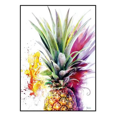 Imagem de Quadro Decorativo Barcelona Abacaxi Color 50X70 Cm