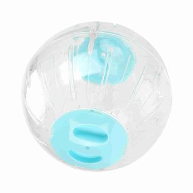 Imagem de Brinquedo Transparente Durável Leve da Bola do Exercício do Hamster para a Atividade Divertida do Animal de Estimação (Azul)