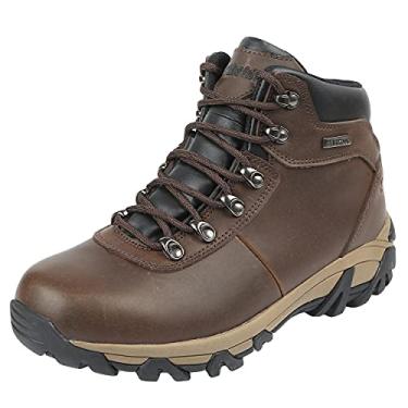 Imagem de Northside Bota masculina de trilha impermeável Vista Ridge Mid, Marrom, 14