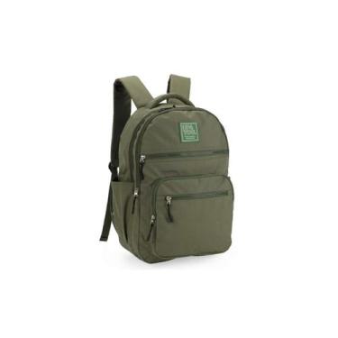 Imagem de Mochila UP4YOU Porta Notebook Lisa - Luxcel, Verde escuro