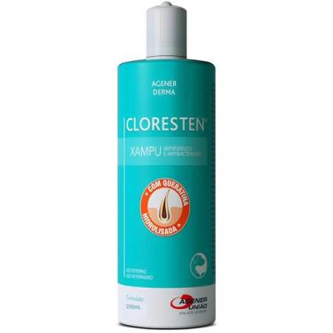 Imagem de Shampoo Antifúngico Cloresten 200 Ml - Agener