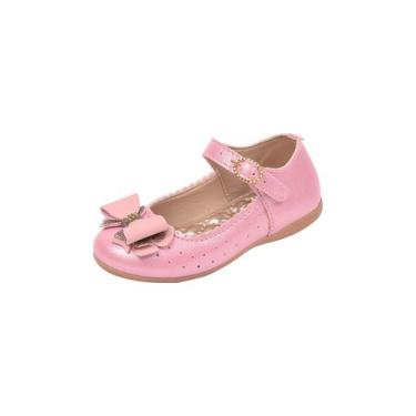 Imagem de Sapatilha Boneca Infantil Menina Laço Duplo Rosa - Raniel Calçados, 25
