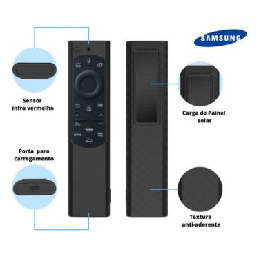 Imagem de Capa Controle Remoto Silicone Proteção Smart Tv Samsung - OMG