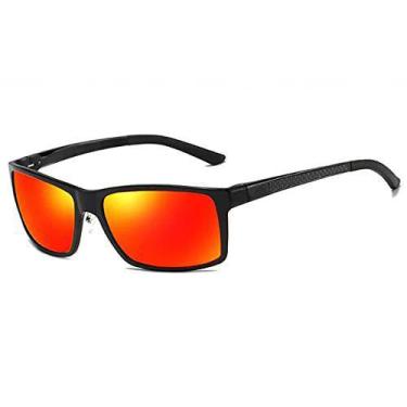 Imagem de Óculos de Sol Masculino BARCUR Design Quadrado de Alumínio Sportivo Pr