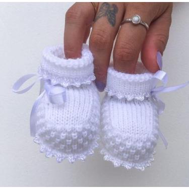 Imagem de Sapatinho de tricô - Toka Kids, Branco