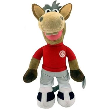 Imagem de Cavalinho do Internacional Oficial 40cm - Pelucia do Fantastico
