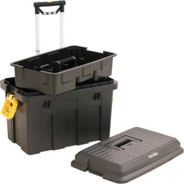 Imagem de Caixa plástica para ferramentas baú 620x440x445mm com rodas crv0200 - 