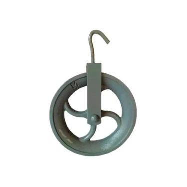 Imagem de Roldana de Ferro com Gancho- 200 Kg 20cm - Metasal