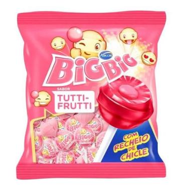 Imagem de Pirulito BIG BIG TUTTI-FRUTTI - pct 600g - Arcor