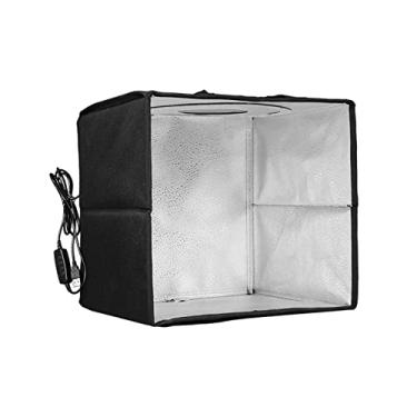 Imagem de Mini Photo Studio Light Box Kit de tenda de tiro portátil com iluminação dobrável Softbox com 6 cenários para joias e itens pequenos Fotografia de produtos Bongao