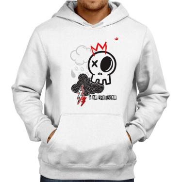 Imagem de Moletom I am the storm - Foca na Moda, Branco, M