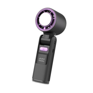 Imagem de IEUDNS Portão Pessoal Digital Display Comprimento 17,5 cm leve para camping de viagens Multifuncional 1-100 Velocidade, Preto