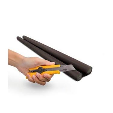 Imagem de Veda Porta | Protetor | Rolinho de porta Impermeável Ajustável 80cm Marrom–Proteção Contra Insetos | Poeiras | Contra Luz | Veda Fresta | Isolamento Acústico