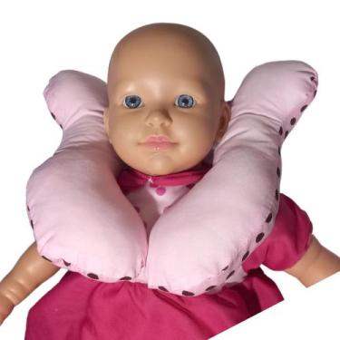 Imagem de Almofada Para Pescoço Com Apoio Cabeça Bebe Cadeirinha - HAPPY LINE