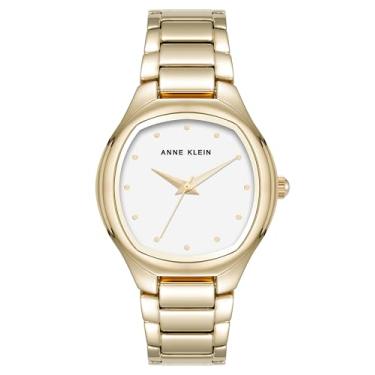 Imagem de Anne Klein Relógio de pulseira feminino, Dourado