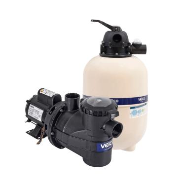 Imagem de Kit filtro V40 E motobomba 1/2CV para piscinas veico