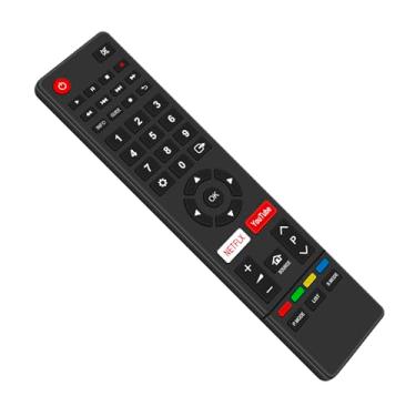 Imagem de Controle remoto infravermelho de substituição AW58B4K compatível com Aiwa Smart 4K UHD LED HDTV TV AW50B4K AW75B4K AW65B4K Controle remoto