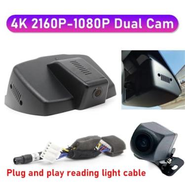 Imagem de Compatível com Jeep Renegade 2015~2022 Frente e Traseira Plug And Play Dash Cam para Câmera de Carro Gravador Dashcam WIFI Carro Dvr Dispositivos de Gravação(HD 2160P-1080P,32G)