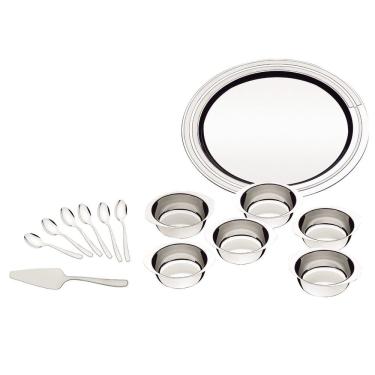 Imagem de Kit Para Sobremesa Tramontina Ciclo Em Aço Inox 14 Peças Tramontina