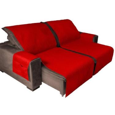 Imagem de Capa Protetor Sofá Retrátil Impermeável 3 Lugares Assento - Momoli Enx