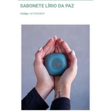Imagem de Sabonete Vegano Lírio da Paz - Saboaria Aroma do Bem