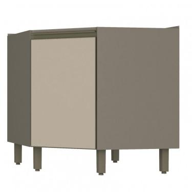 Imagem de Balcão Canto Oblíquo 1 Porta 79cm Connect Henn 