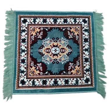 Imagem de craftslook Tapete de veludo Pooja Aasan 50,8 cm – Tapetes elegantes de oração e meditação | Pano Puja, colchão, capa de assento de carro, conjunto de sofá, decoração de templo doméstico para uso
