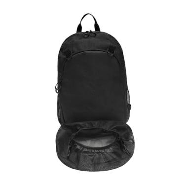 Imagem de menolana Mochila de treinamento de futebol e basquete, bolsa de malha com suporte para bola, mochila esportiva para time de vôlei e basquete