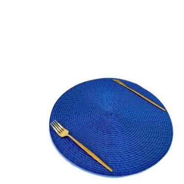 Imagem de Jogo Redondo 6 peças - Sousplat Mesa Posta(Azul)