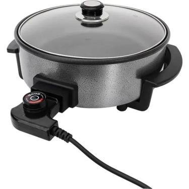Imagem de Panela El&eacute;trica Agratto 30 Cm 1500w 3 L Preto Redonda 220v