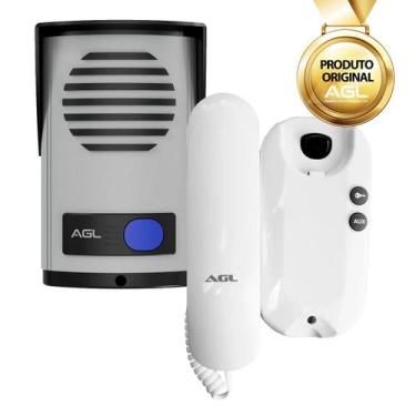 Imagem de Kit Porteiro Eletrônico Interfone Agl P-10 S 127/220v Abs