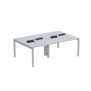 Imagem de Estação de Trabalho Mesa Plataforma Escritório para 4 Pessoas Dupla co