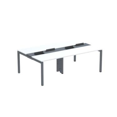 Imagem de Estação de Trabalho Mesa Plataforma Escritório para 4 Pessoas Dupla co