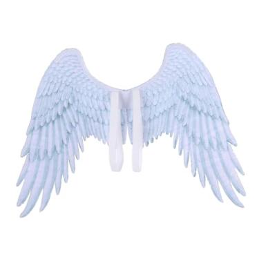 Imagem de predolo Fantasia de Asa de Pena Fantasia para Carnaval Palco Performance Show Feriados, Branco
