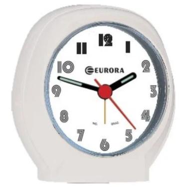 Imagem de Despertador Quartz Branco Eurora 2696 021