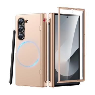 Imagem de Miimall Capa para Samsung Galaxy Z Fold 7 com Magsafe, [Suporte para lápis de escrita e caneta][Protetor de tela embutido] [Proteção de dobradiça] Capa protetora robusta à prova de quedas para ZFold 7