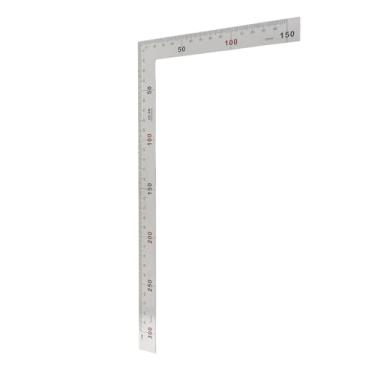 Imagem de Luocute Régua de ângulo Quadrado, 300 Mm × 150mm/500mm × 250mm Régla de ângulo de 90 Graus, Medindo para Marcação (300mm*150mm)