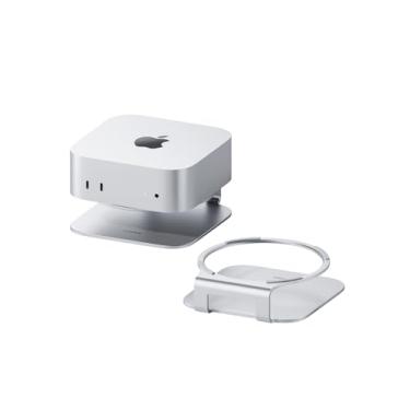 Imagem de Hagibis Suporte de armazenamento Mac mini M4 de alumínio, suporte de dissipação de calor, acessórios de montagem de resfriamento para Mac mini M4 Pro