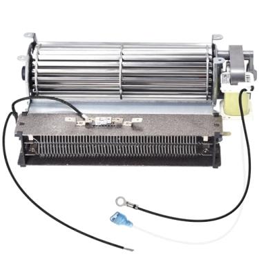 Imagem de Hiorucet Motor de soprador de lareira elétrico para Twinstar 23EF010GAA, 23EF022GRA, TS-001, 28E05, conjunto de aquecedor para lareira elétrica Twin Star, surto de calor, chama real e outro fogão a