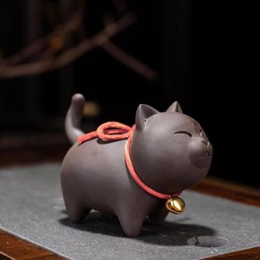 Imagem de Chá Chinês Pet Lucky Cute Kitten Tea Tray Acessórios Para Animais De Estimação Chá Artesanal Pet Para Kungfu Tea Tray