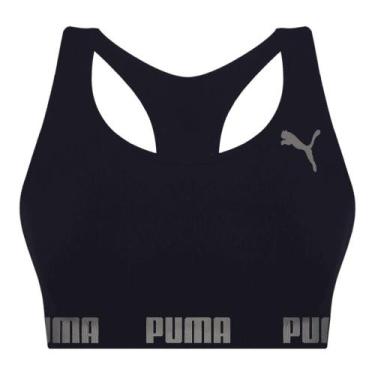 Imagem de Top Puma Nadador Sem Costura 27070.001, Preto, G