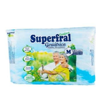 Imagem de Fralda Adulto Mega M (SUPERFRAL) - Pacote com 30 Unidades