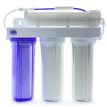 Imagem de Filtro Osmose Reversa 100gpd 390 L/dia Completo Resina Mb400 - BR Fish