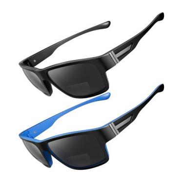Imagem de Óculos de sol de leitura bifocal SKYOAK TR90 Frame UV400 Masculinos +2