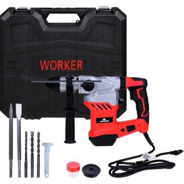 Imagem de Martelete Perfurador Rompedor SDS Plus 1500W 127V Worker